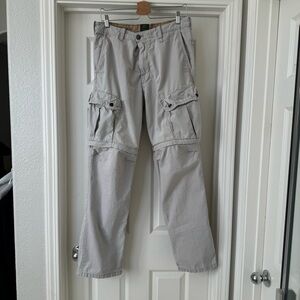 timberland light beige/taupe straight leg utility cargo outdoor pants